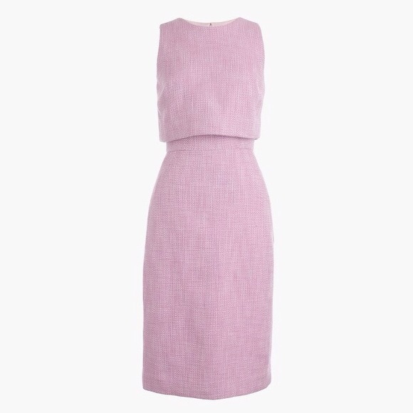 J. Crew Dresses & Skirts - NWT J. Crew Going Places Tweed Purple Sheath Dress